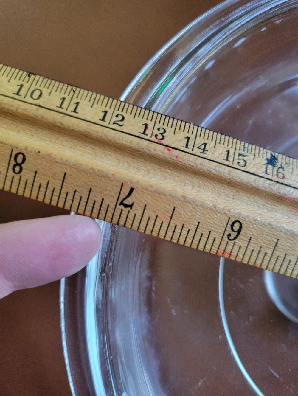 Pyrex Round Clear Glass G-5-C Corning Ware Replacement Lid Round Knob 7 Inch